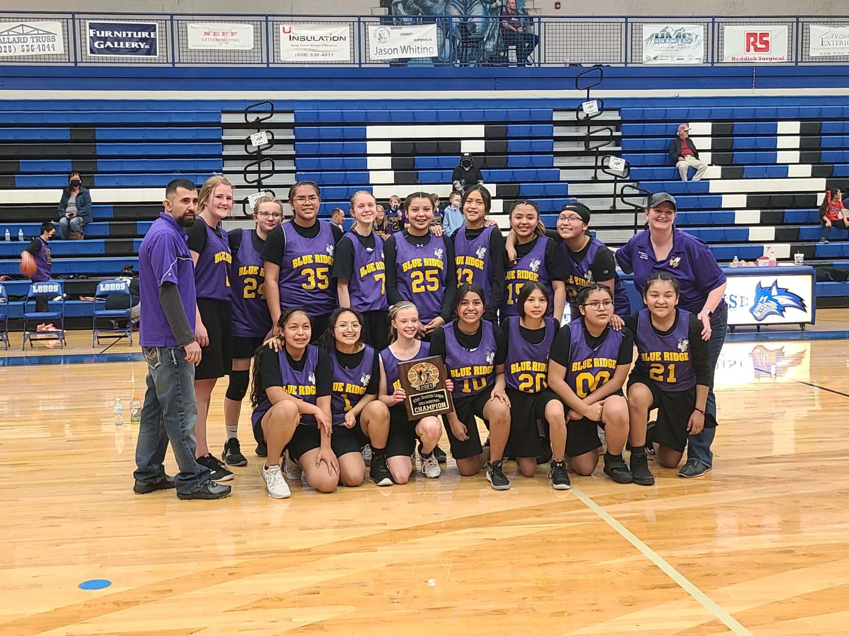 BRJH wins girls basketball championship